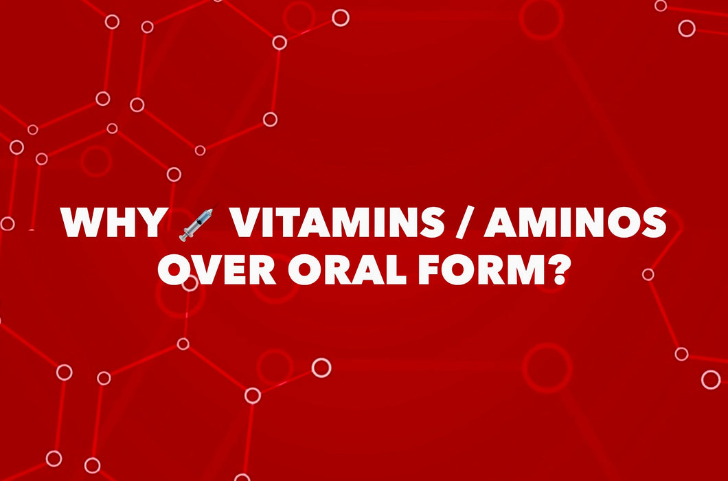 Why 💉 Vitamins / Aminos ?