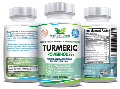 Turmeric Powerhouse+: Comprehensive Joint and Inflammatory Support