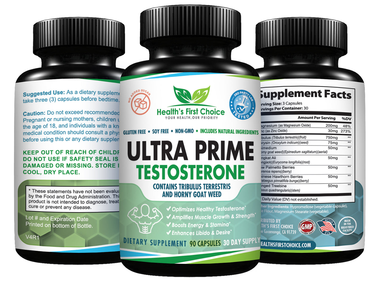 Ultra Prime Testosterone - Maximize Strength, Stamina & Vitality