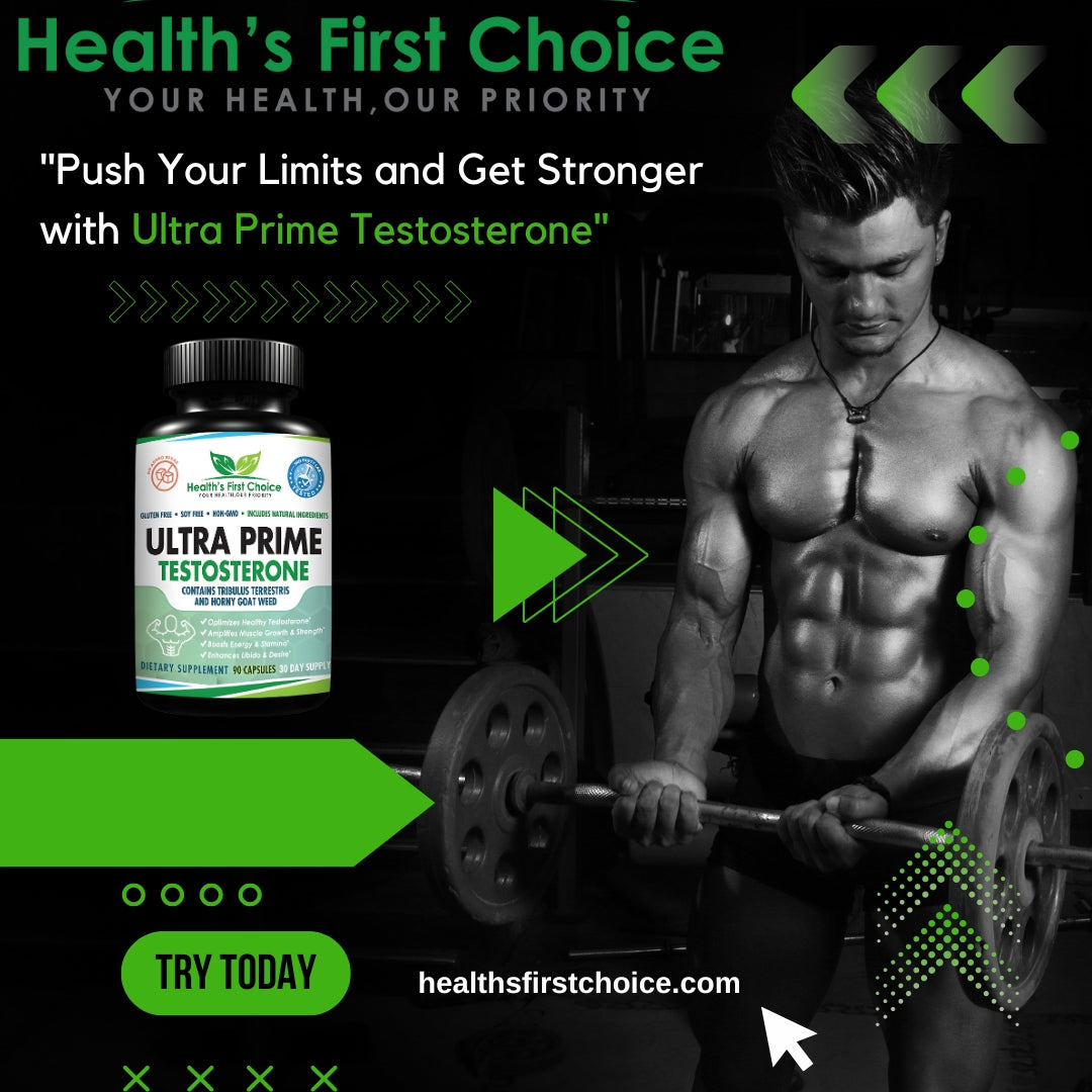 Ultra Prime Testosterone - Maximize Strength, Stamina & Vitality