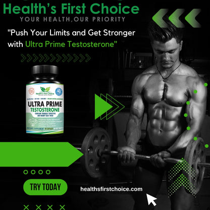 Ultra Prime Testosterone - Maximize Strength, Stamina & Vitality