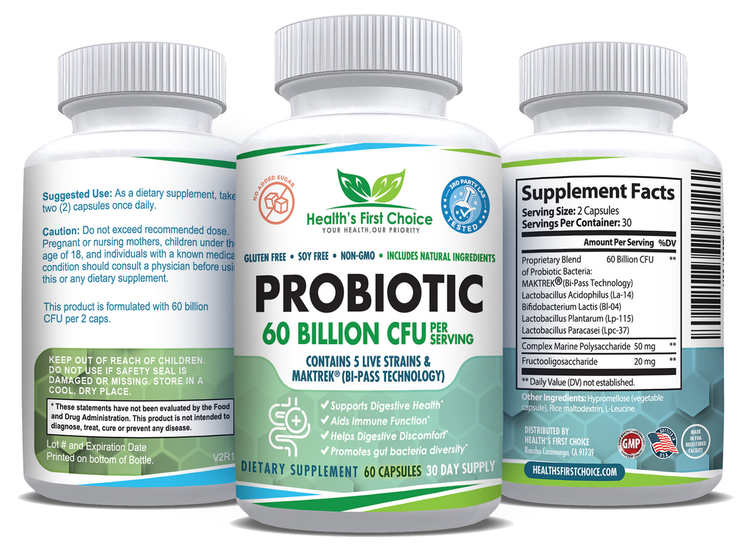 Probiotic 60 Billion CFU: Advanced Digestive and Immune Support