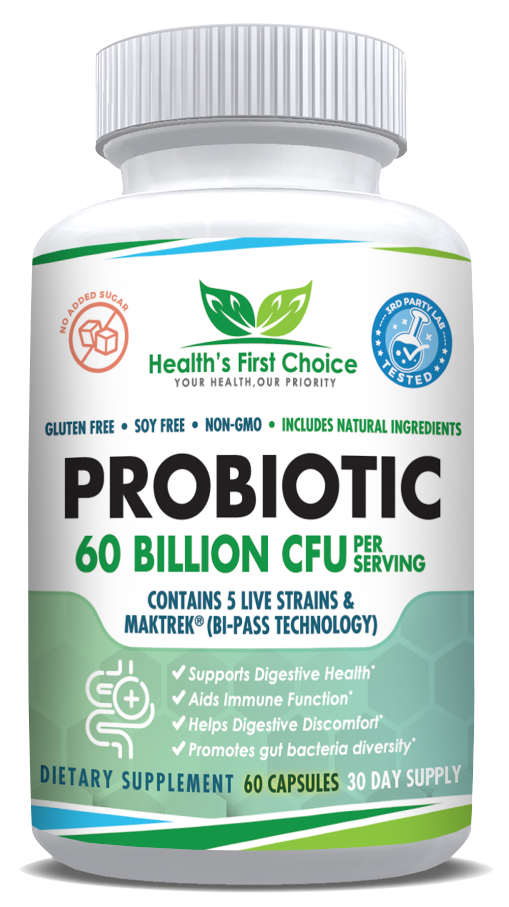 Probiotic 60 Billion CFU: Advanced Digestive and Immune Support